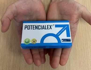 Fotó a Potencialex csomagolásáról, tapasztalat a kapszulák használatáról